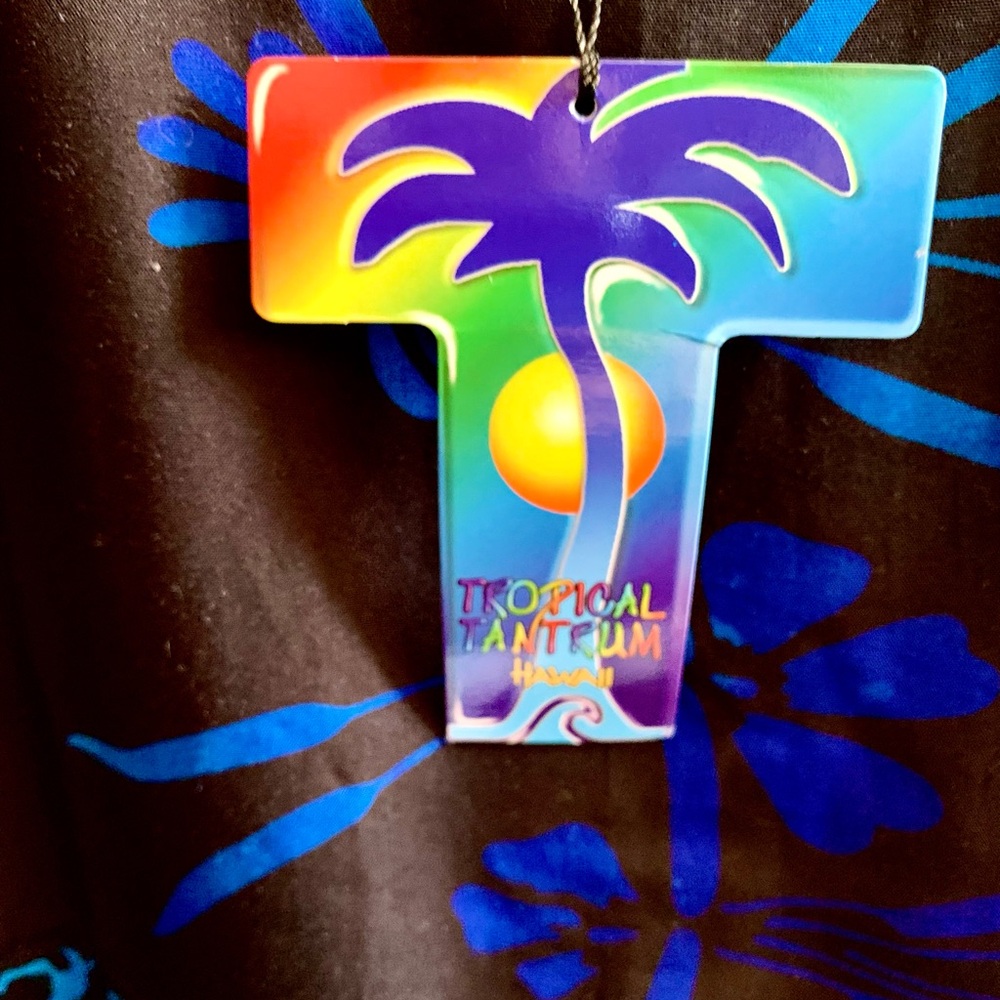 NWT Tropical Tantrum Hawaii Twirl Slip Dress🌺🌸💙🌿 - Picture 12 of 12